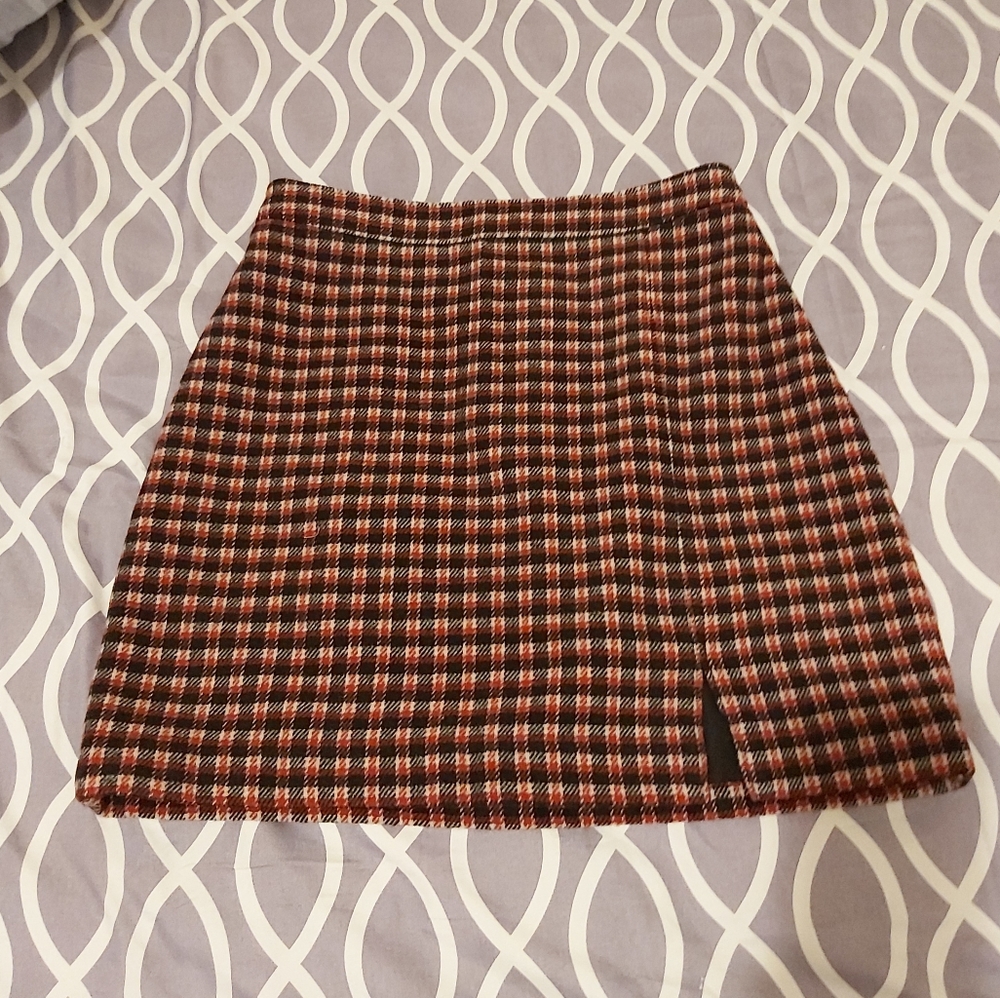 Wool blend skirt